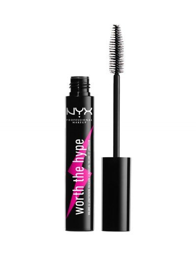NYX Professional Makeup Worth The Hype Volumizing & Lengthening Mascara, Black, 0.23 Fl Oz, 1 Count product image