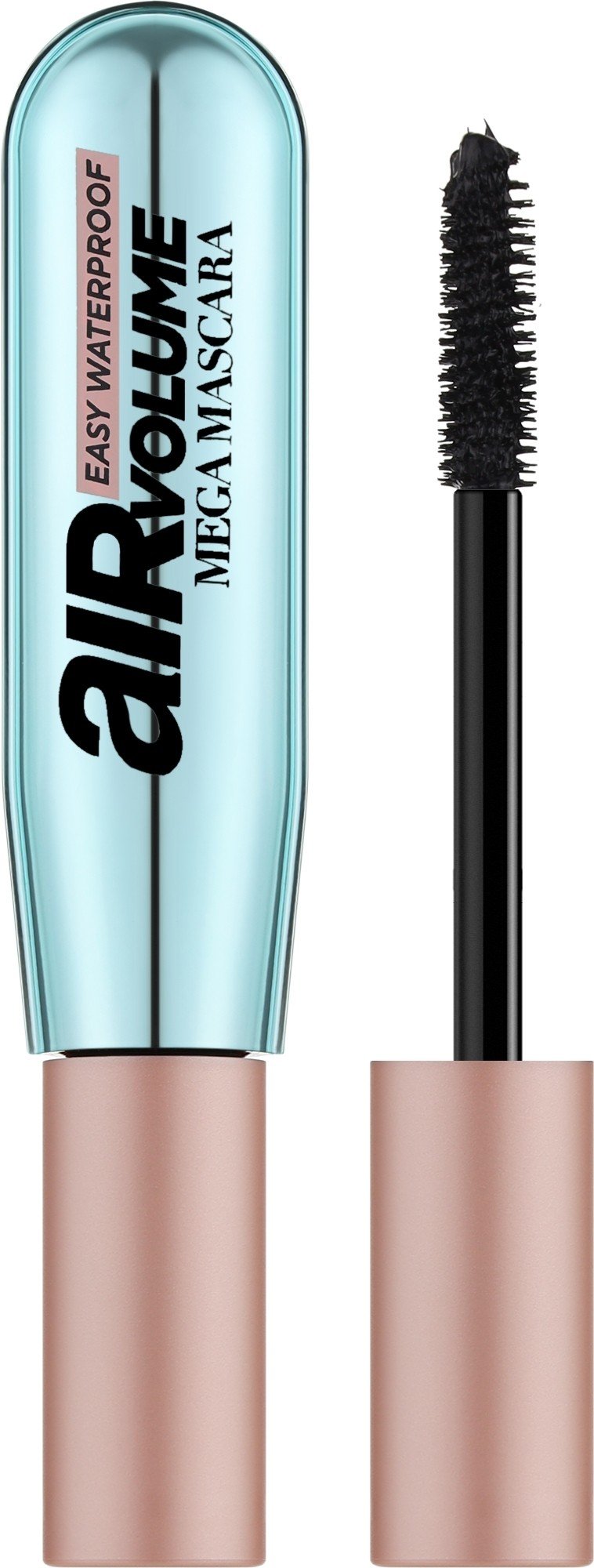 L'Oréal Paris Makeup Air Volume Mega Mascara, Lightweight & Long-lasting Volumizing Mascara for Voluminous Eyelashes, Waterproof Black, 0.3 Fl Oz, 1 Count product image